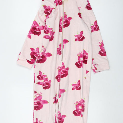 Ted Baker Girls Pink Geometric Polyester Kimono One Piece Size 8-9 Years Zip