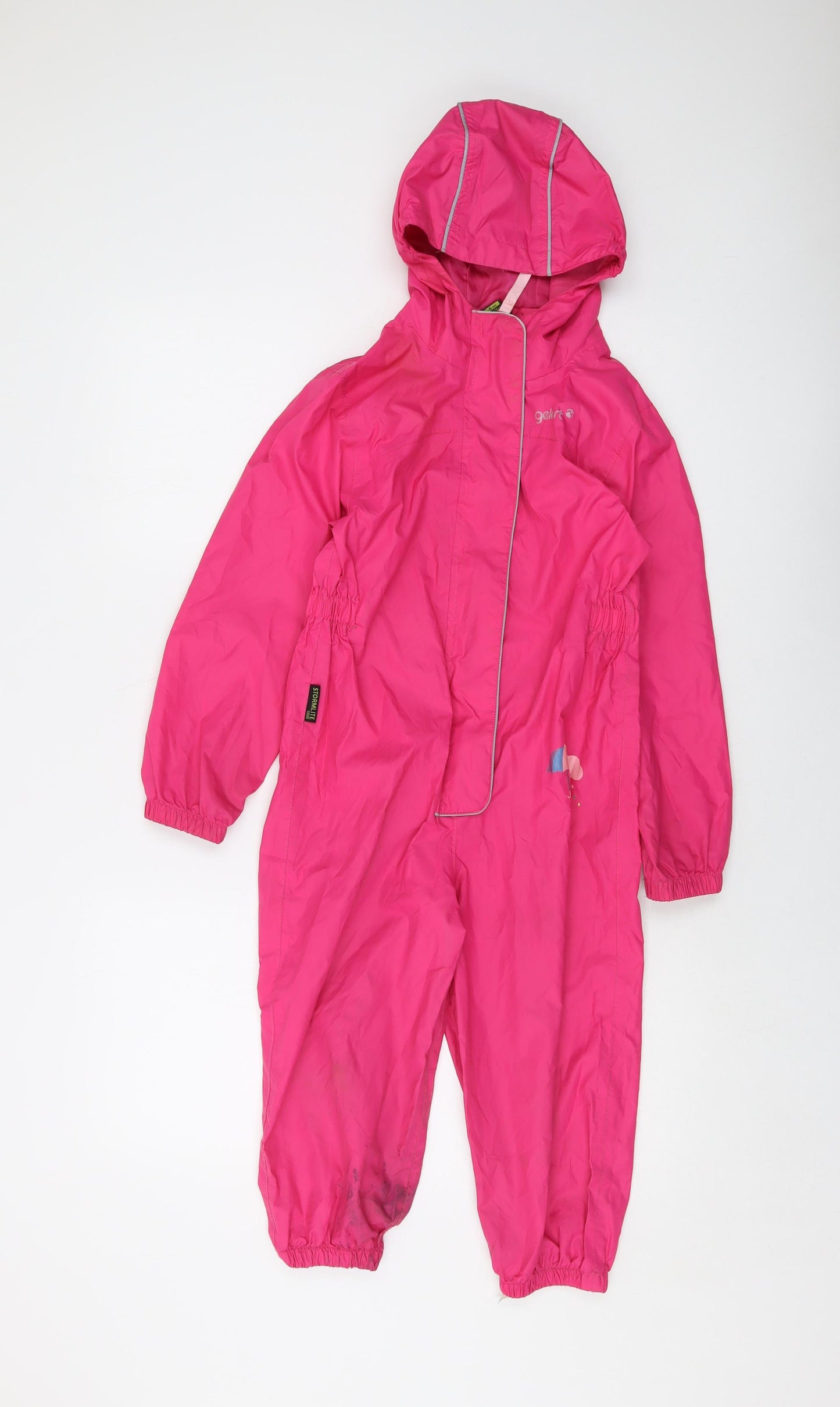 Gelert Girls Orange Jacket Snowsuit Size 5-6 Years Zip