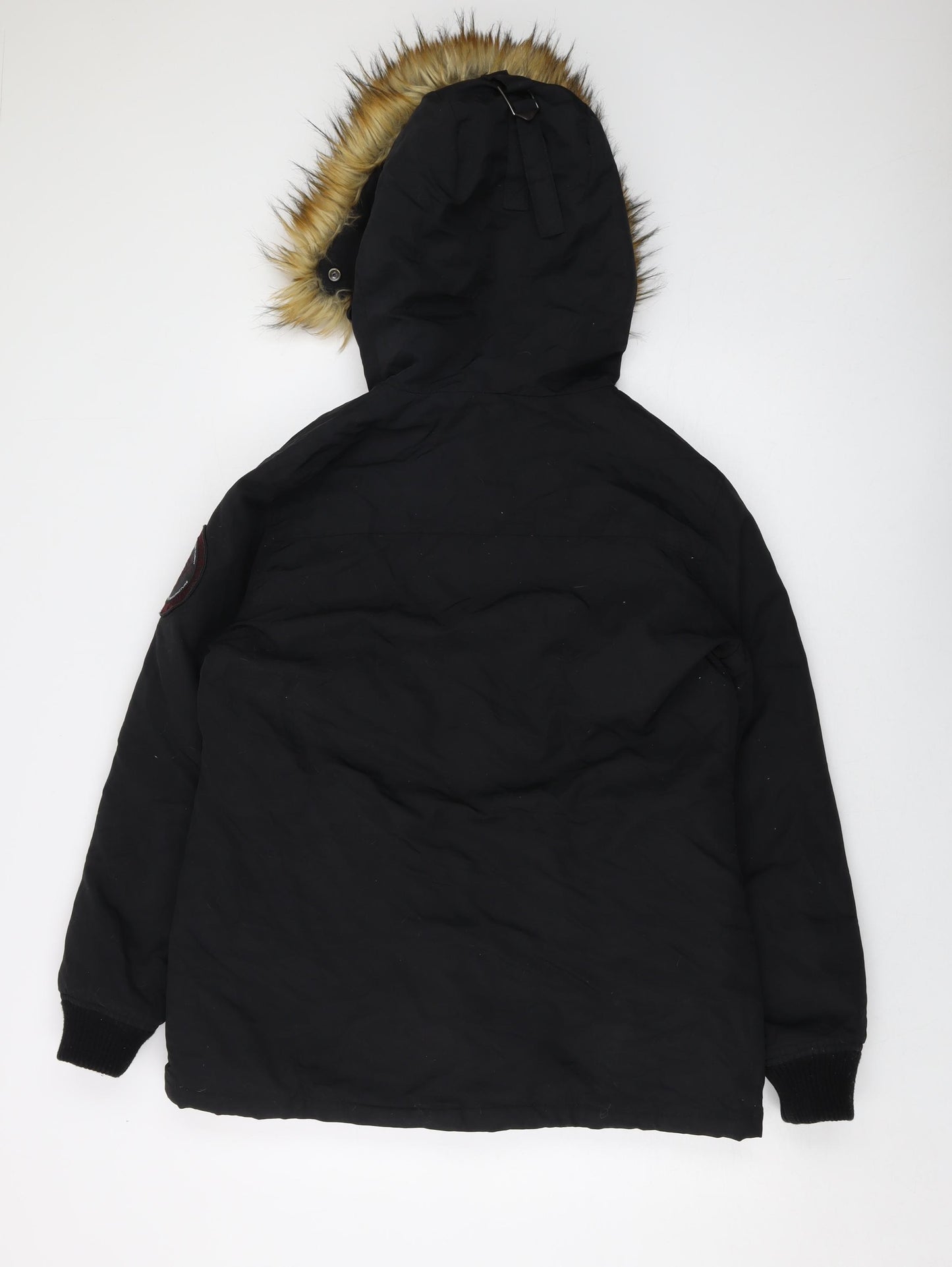Superdry Womens Black Jacket Size L Zip