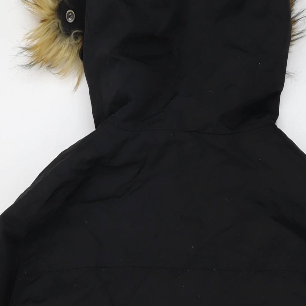 Superdry Womens Black Jacket Size L Zip