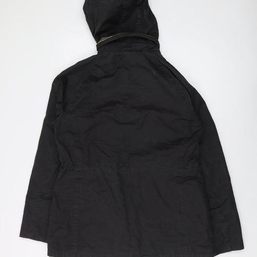 Fat Face Womens Grey Jacket Size 14 Zip