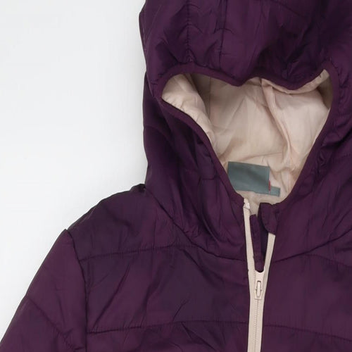 Peter Storm Womens Purple Puffer Jacket Jacket Size 14 Zip