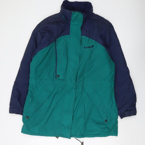 Scanda Mens Green Jacket Size M Zip - Vintage