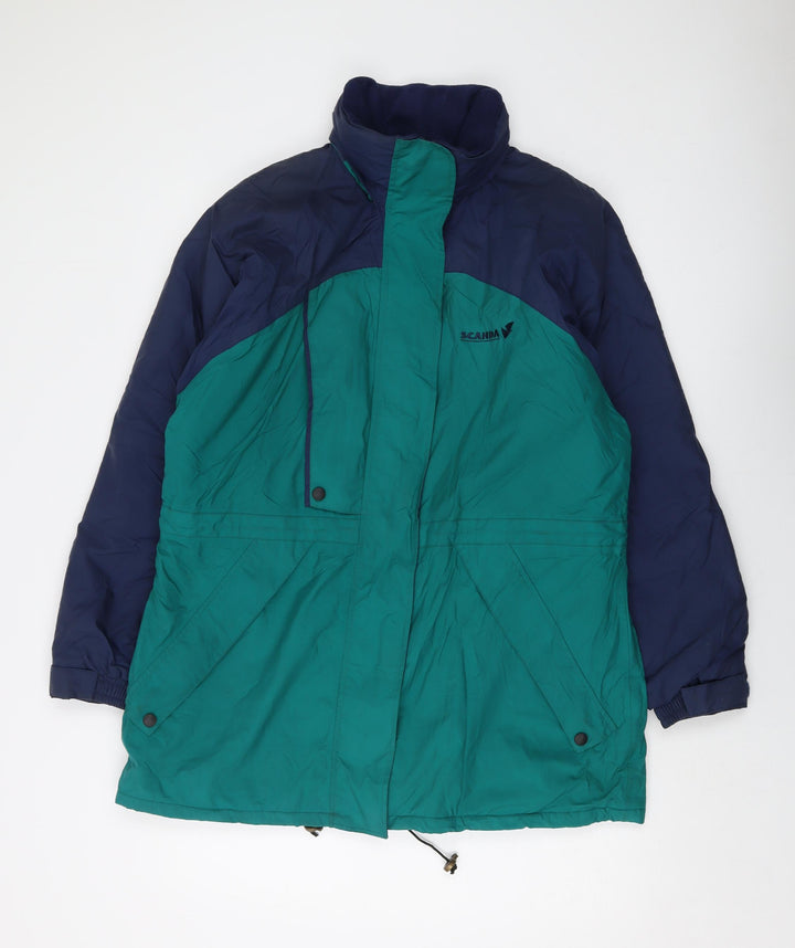 Scanda Mens Green Jacket Size M Zip - Vintage