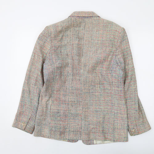 Orvis Womens Multicoloured Jacket Size 12 Button