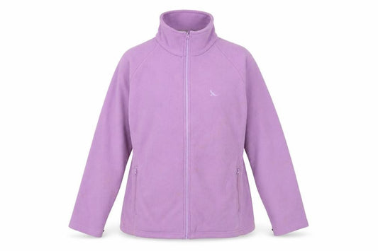 Front view of Hawhshead women’s pink jacket, size UK 16, zip