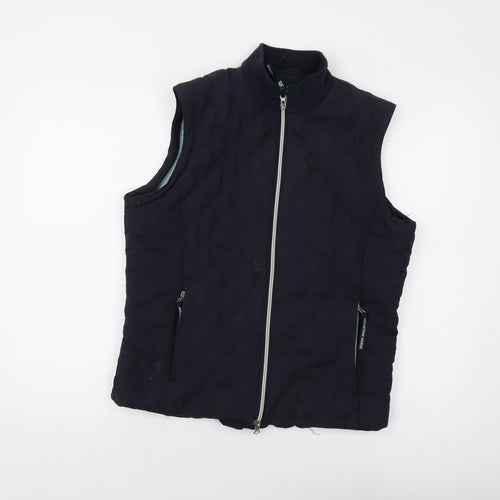 Mountain Horse Mens Blue Gilet Waistcoat Size M Zip