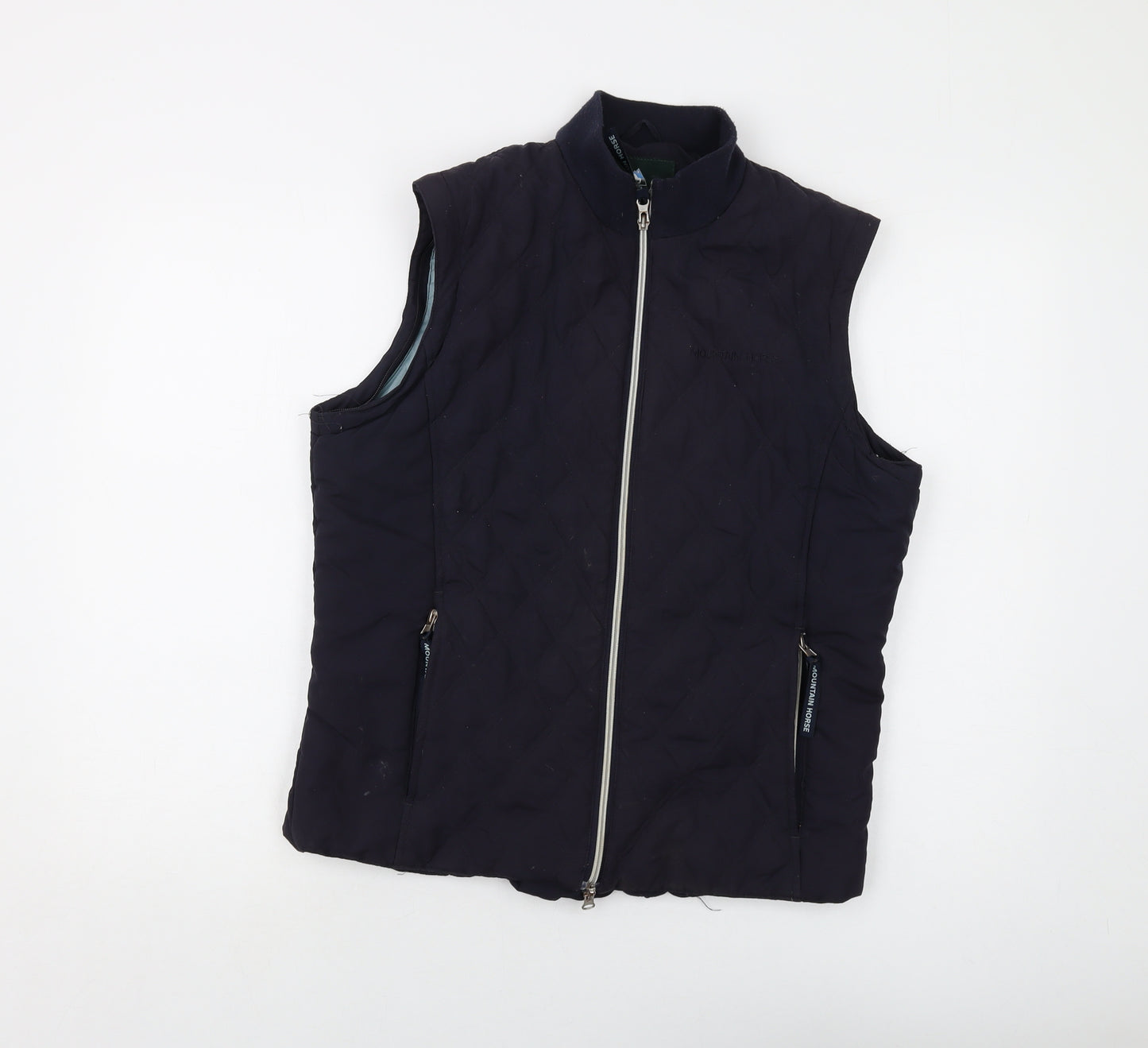 Mountain Horse Mens Blue Gilet Waistcoat Size M Zip