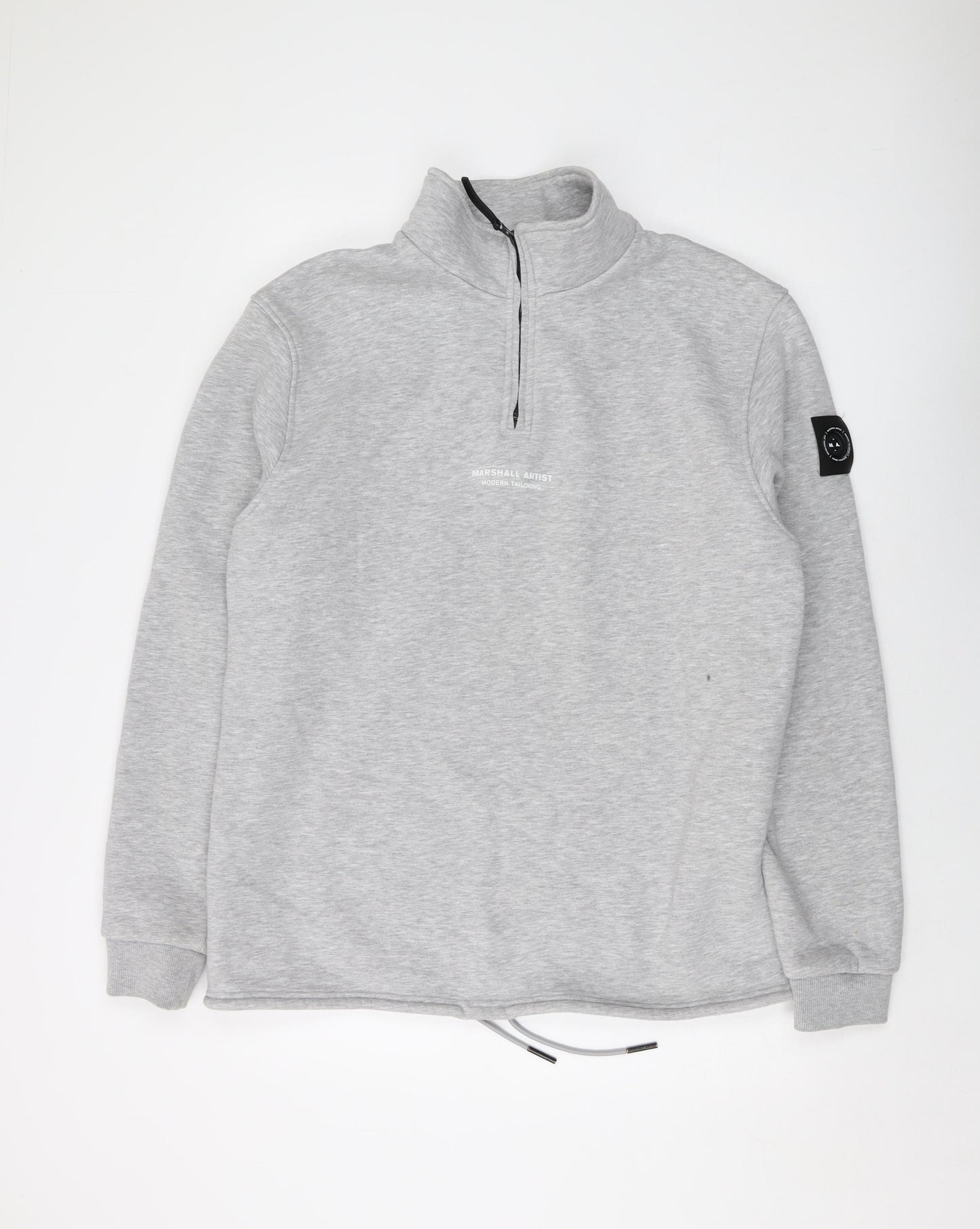 Marshall Mens Grey Polyester Pullover Sweatshirt Size 2XL