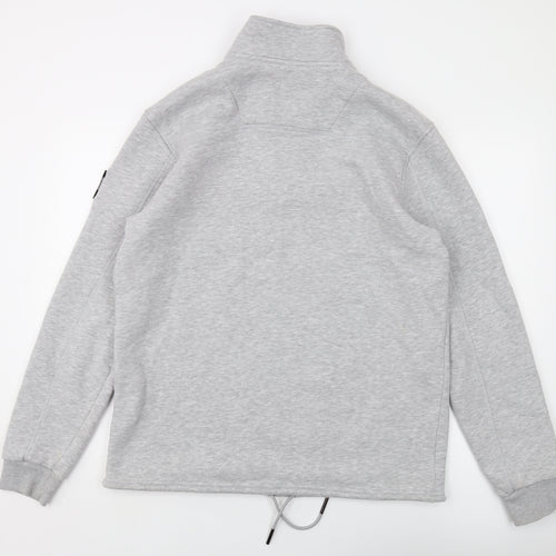 Marshall Mens Grey Polyester Pullover Sweatshirt Size 2XL