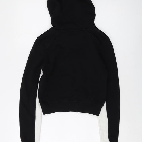 Supply & Demand Co. Womens Black Cotton Pullover Hoodie Size 6 Pullover
