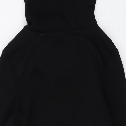 Supply & Demand Co. Womens Black Cotton Pullover Hoodie Size 6 Pullover