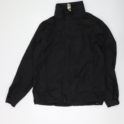 Quechua Mens Black Jacket Size L Zip