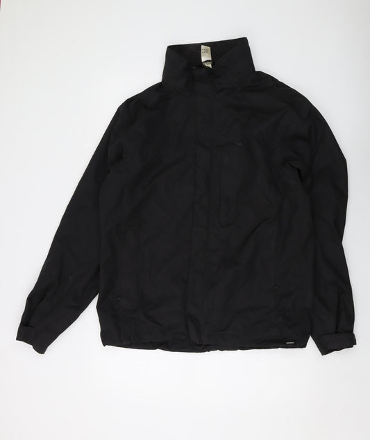 Quechua Mens Black Jacket Size L Zip