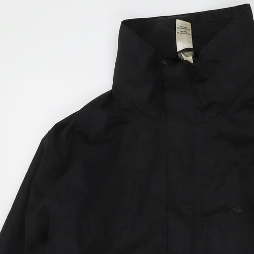 Quechua Mens Black Jacket Size L Zip