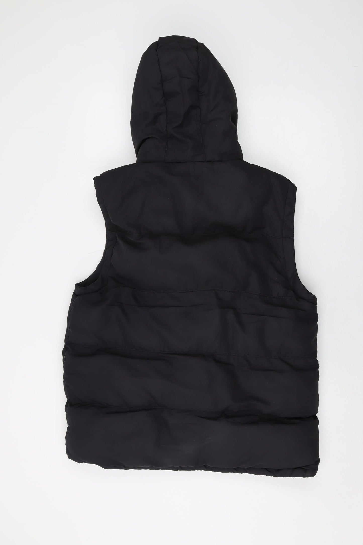 SoulCal&Co Mens Black Gilet Waistcoat Size M Zip