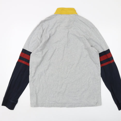 Nautica Mens Grey Cotton Pullover Sweatshirt Size L