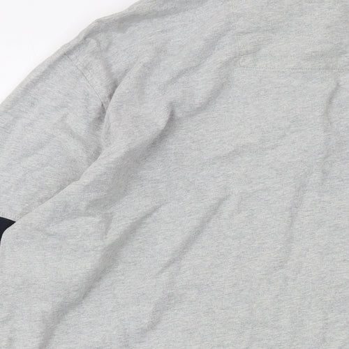 Nautica Mens Grey Cotton Pullover Sweatshirt Size L