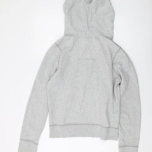 Hollister Mens Grey Cotton Pullover Hoodie Size S