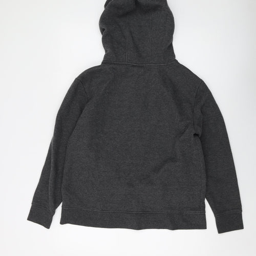 LA Gear Womens Grey Polyester Full Zip Hoodie Size 14 Zip