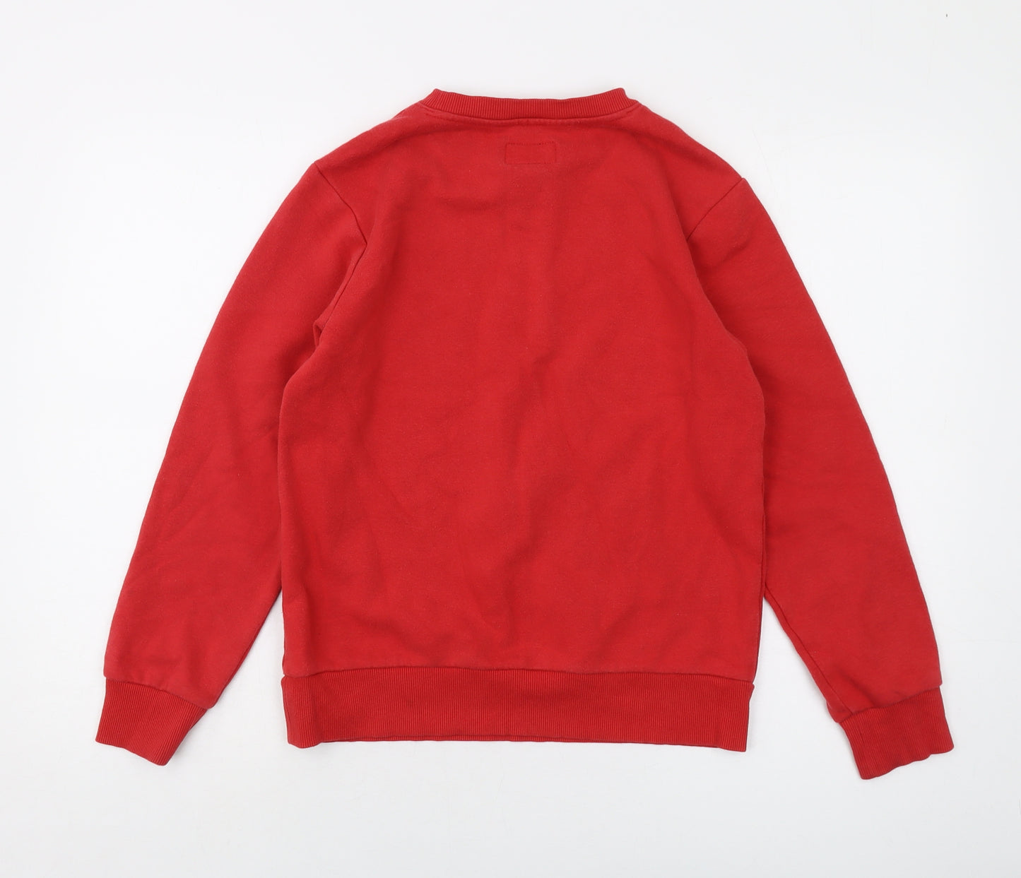 Converge Boys Red Cotton Pullover Sweatshirt Size 12-13 Years Pullover