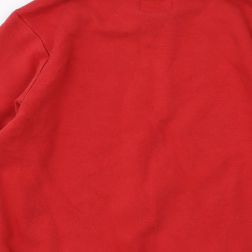 Converge Boys Red Cotton Pullover Sweatshirt Size 12-13 Years Pullover