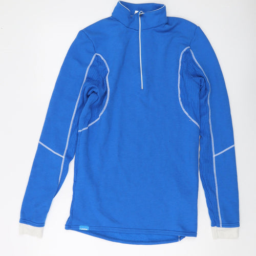 Oxylane Mens Blue Polyester Pullover Sweatshirt Size M