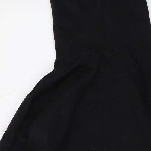 TIK TOK Mens Black Polyester Pullover Hoodie Size S