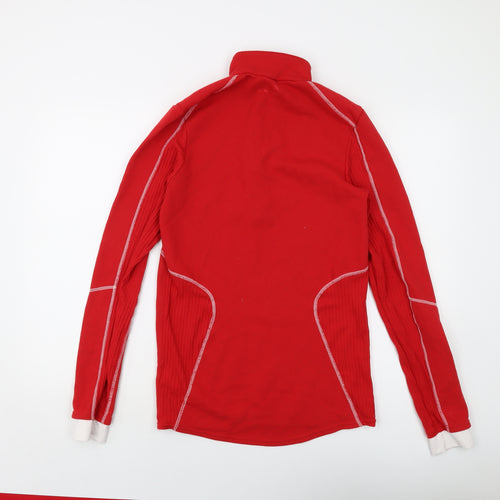 Oxylane Mens Red Polyester Pullover Sweatshirt Size M
