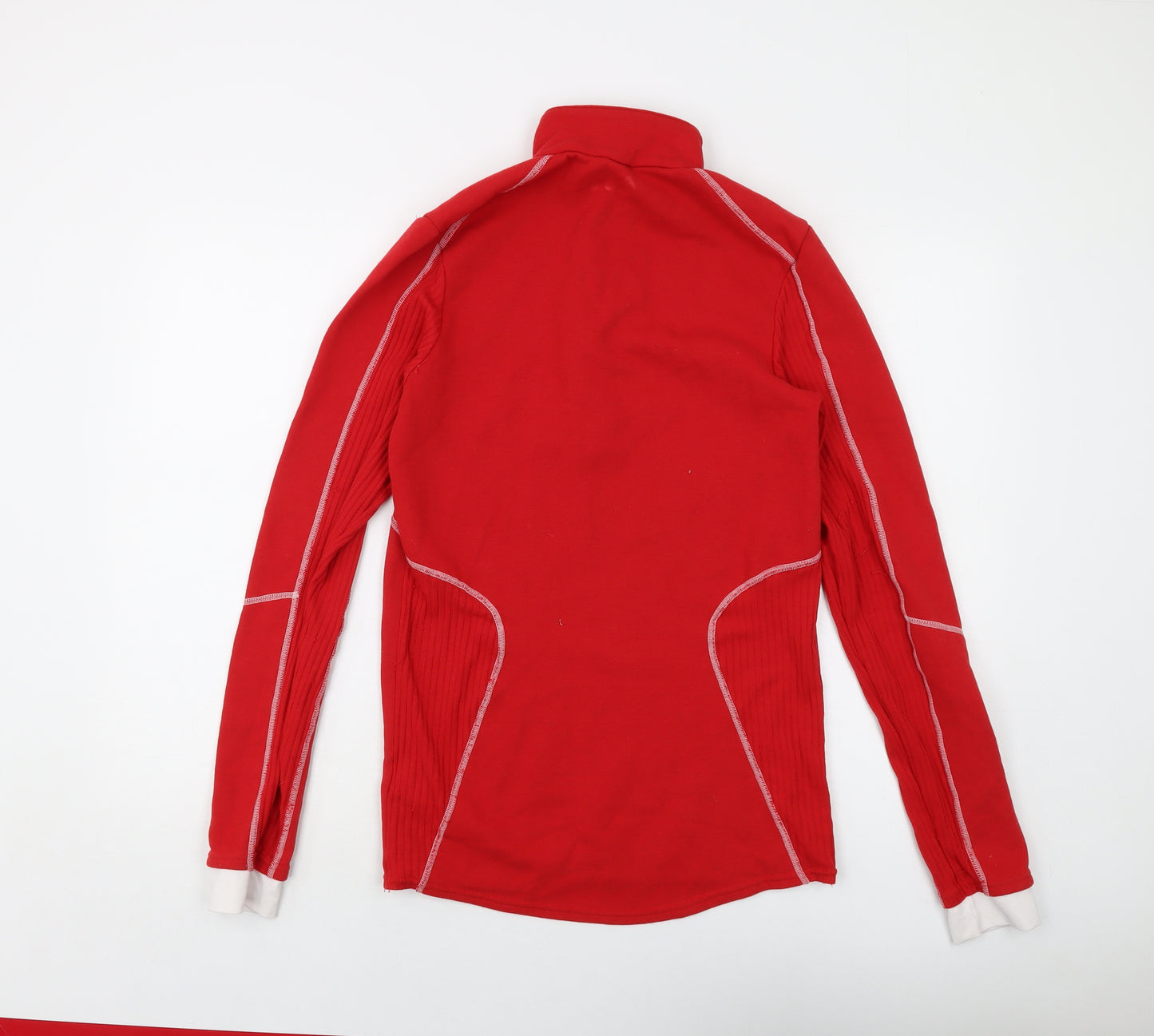 Oxylane Mens Red Polyester Pullover Sweatshirt Size M