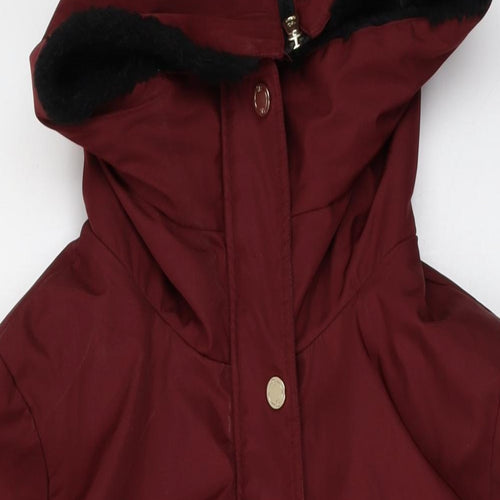 Jessica Simpson Womens Red Jacket Size L Zip