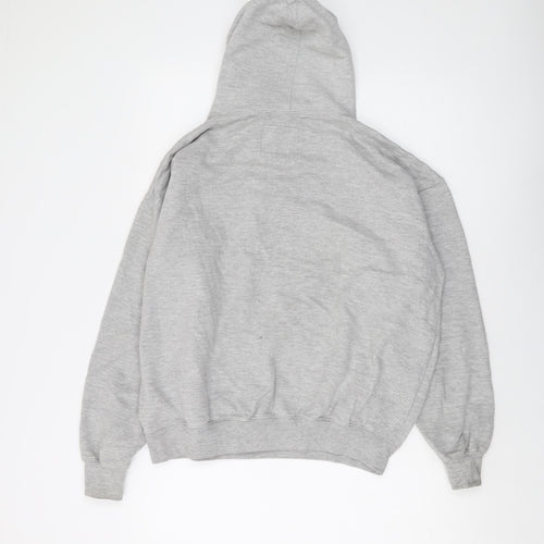 Harrisburg Womens Grey Cotton Pullover Hoodie Size L Pullover