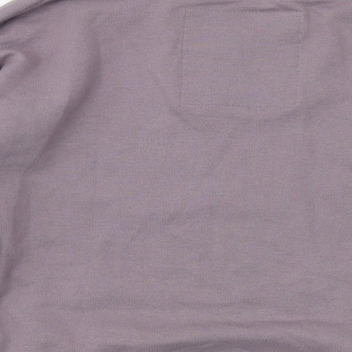 Superdry Womens Pink Cotton Pullover Sweatshirt Size M Pullover