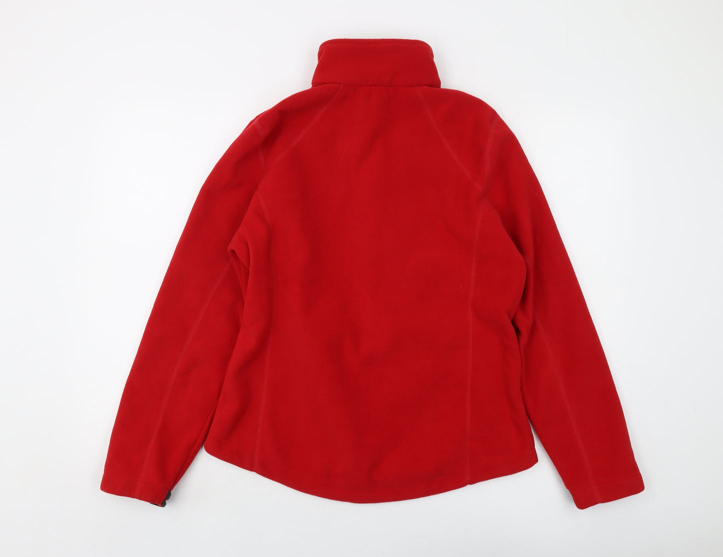 Lands' End Womens Red Jacket Size S Zip