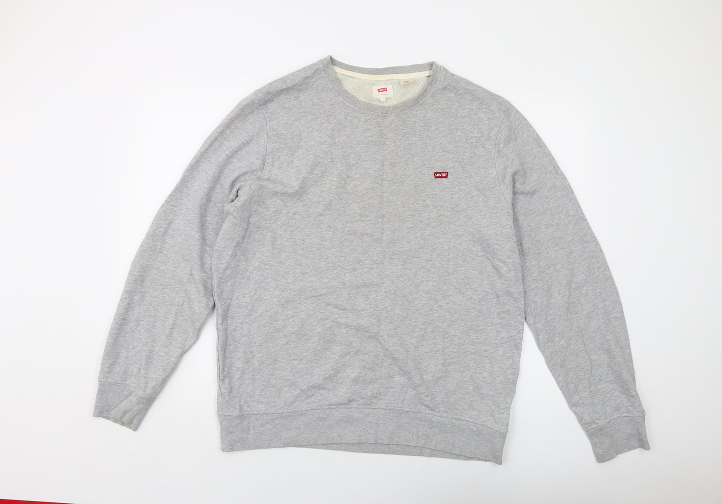 Levi's Mens Grey Cotton Pullover Sweatshirt Size L