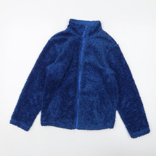 Mountain Warehouse Girls Blue Jacket Size 11-12 Years Zip