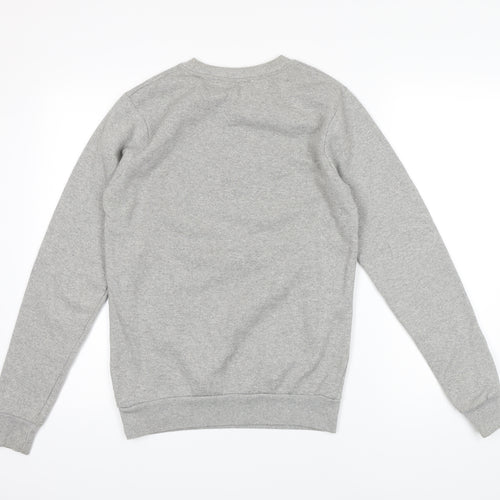 Hype Womens Grey Cotton Pullover Sweatshirt Size S