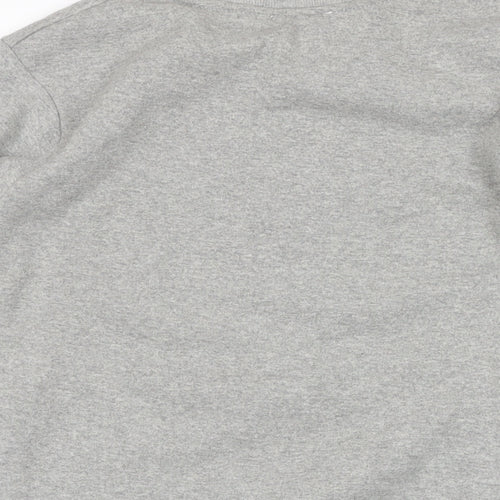 Hype Womens Grey Cotton Pullover Sweatshirt Size S