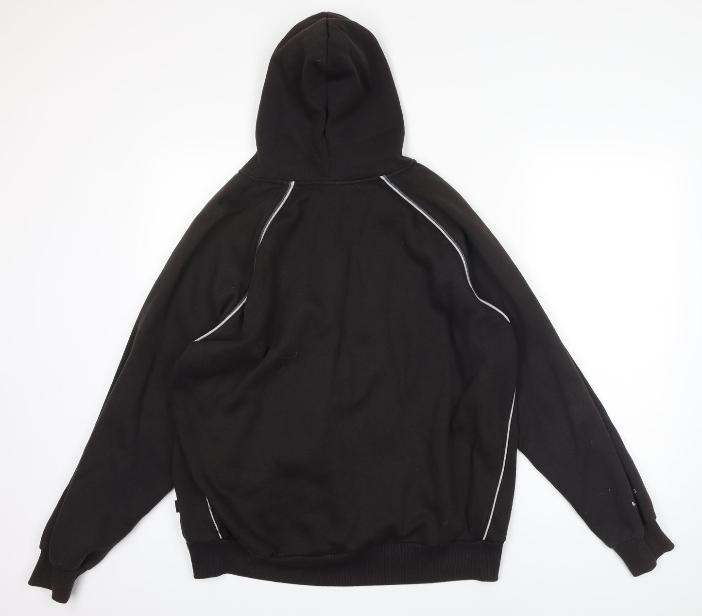 Umbro Mens Black Cotton Full Zip Hoodie Size XL