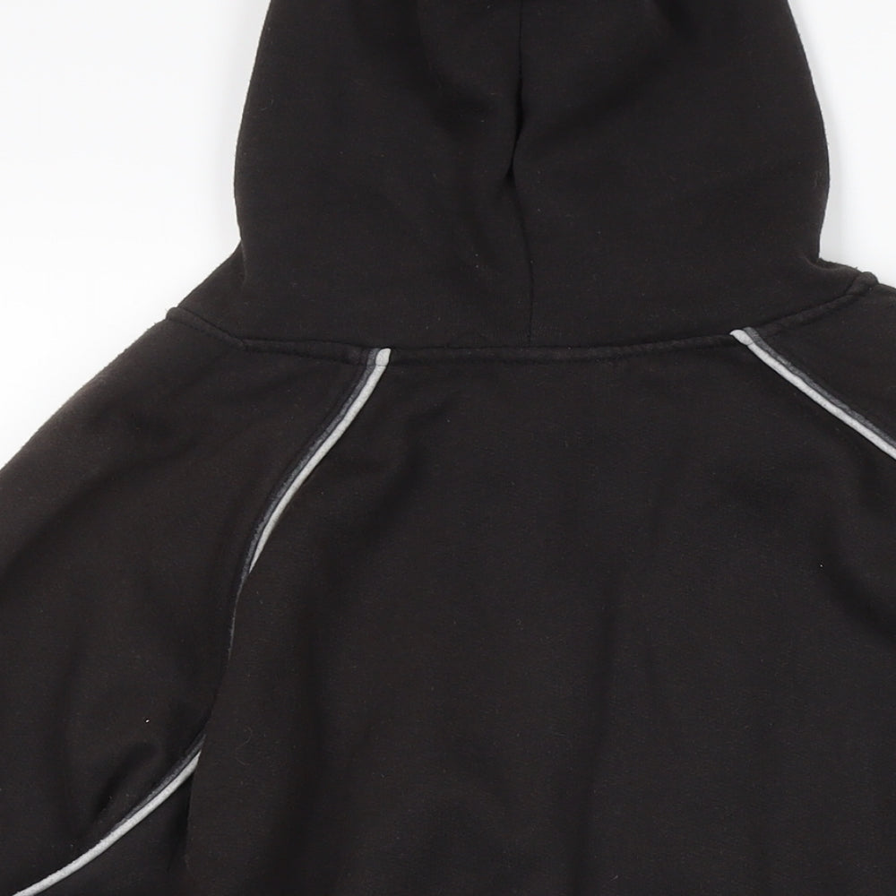 Umbro Mens Black Cotton Full Zip Hoodie Size XL