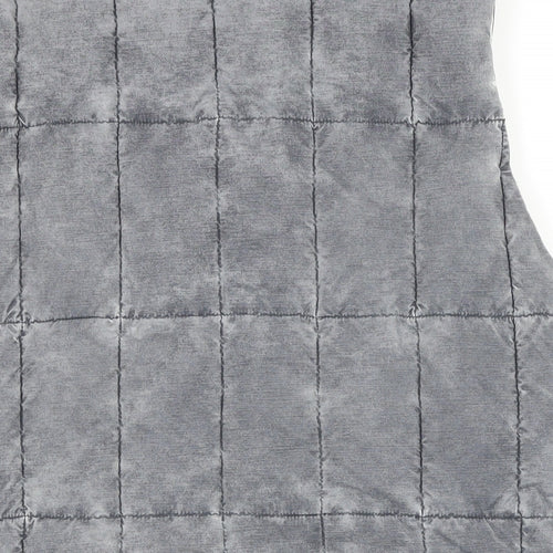 Puffa Womens Grey Gilet Waistcoat Size XL Zip - Reversible