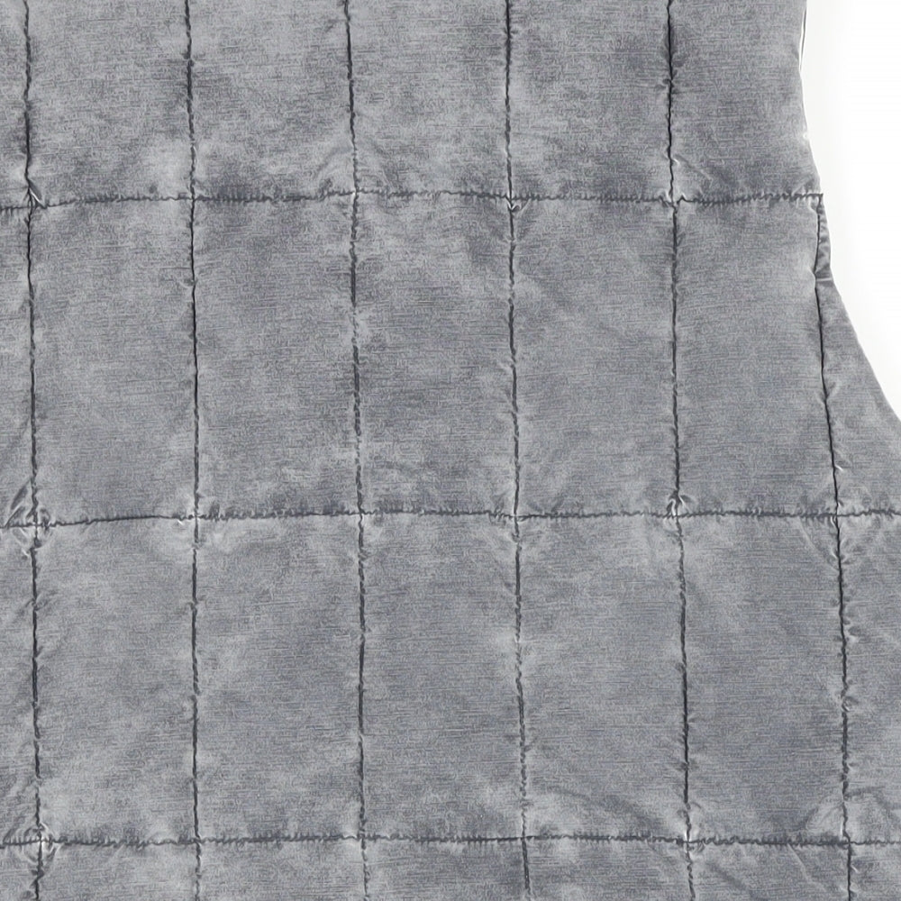 Puffa Womens Grey Gilet Waistcoat Size XL Zip - Reversible