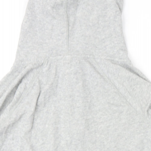 Gap Womens Grey Cotton Full Zip Hoodie Size M Zip