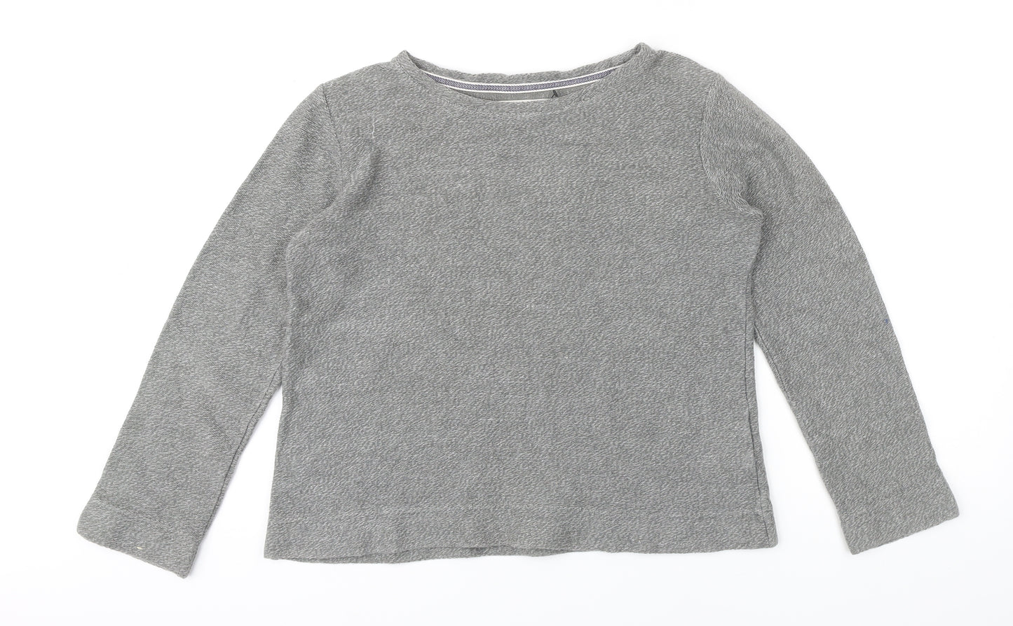 Seasalt Womens Grey 100% Cotton Pullover Sweatshirt Size 8