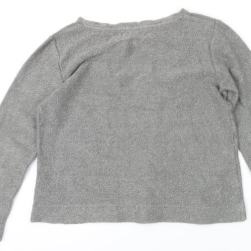 Seasalt Womens Grey 100% Cotton Pullover Sweatshirt Size 8