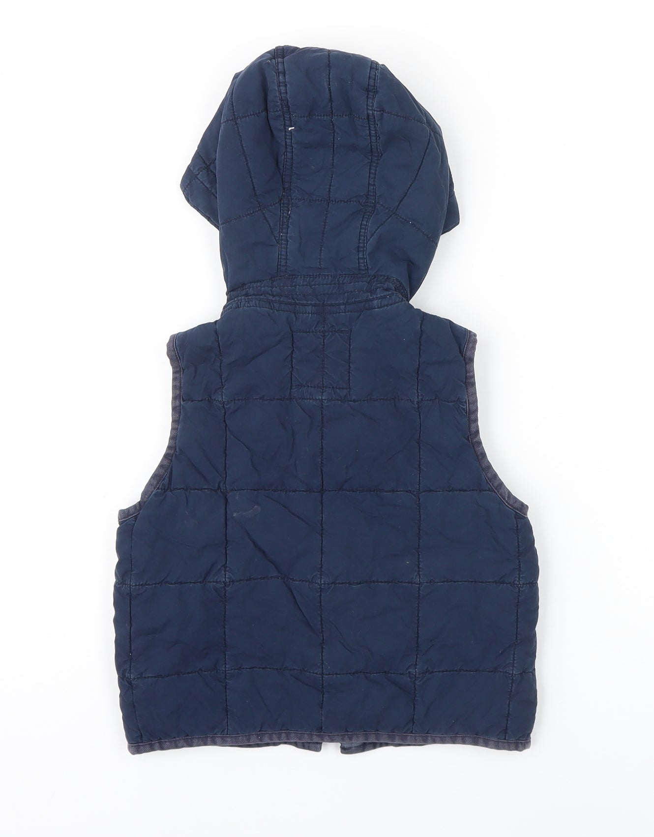 Gap Boys Blue Gilet Waistcoat Size 2 Years Button