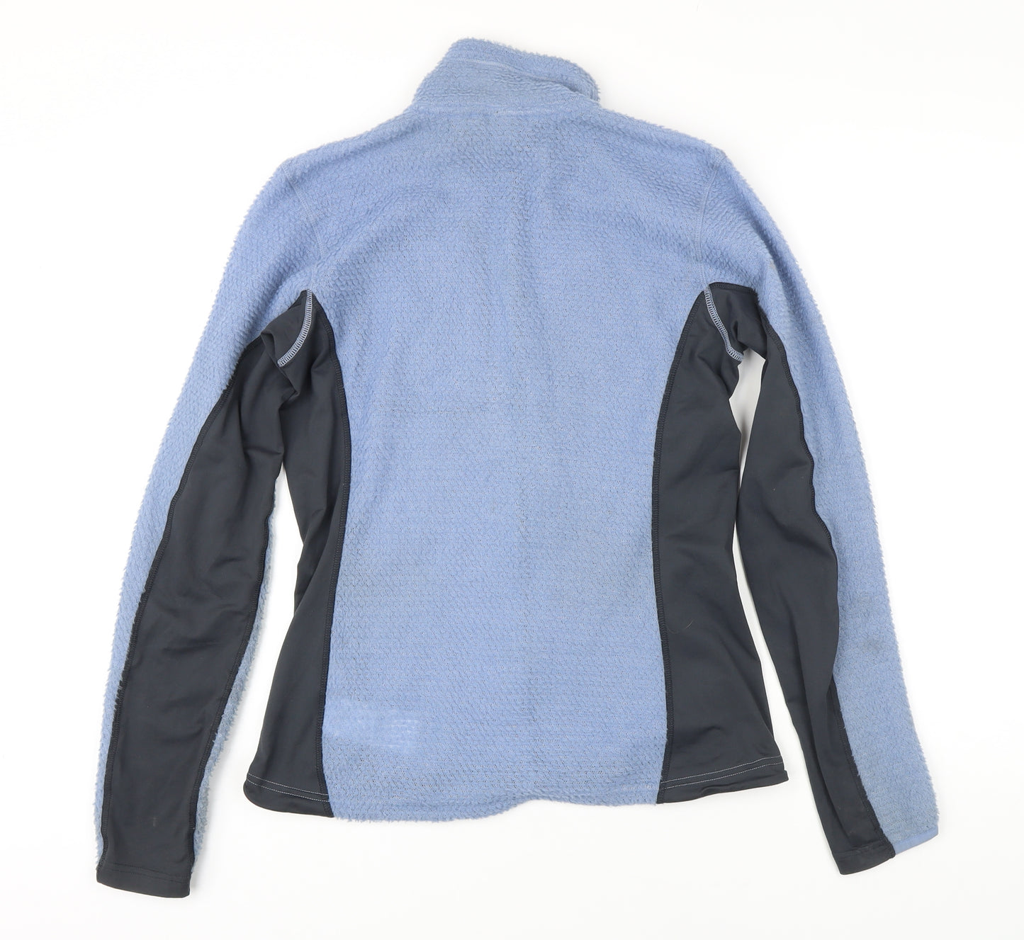 RAB Womens Blue Colourblock Polyester Full Zip Sweatshirt Size 10 Zip