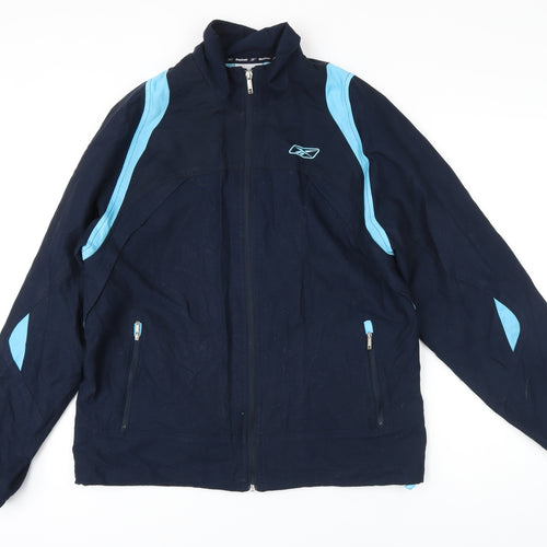 Reebok Mens Blue Jacket Size M Zip