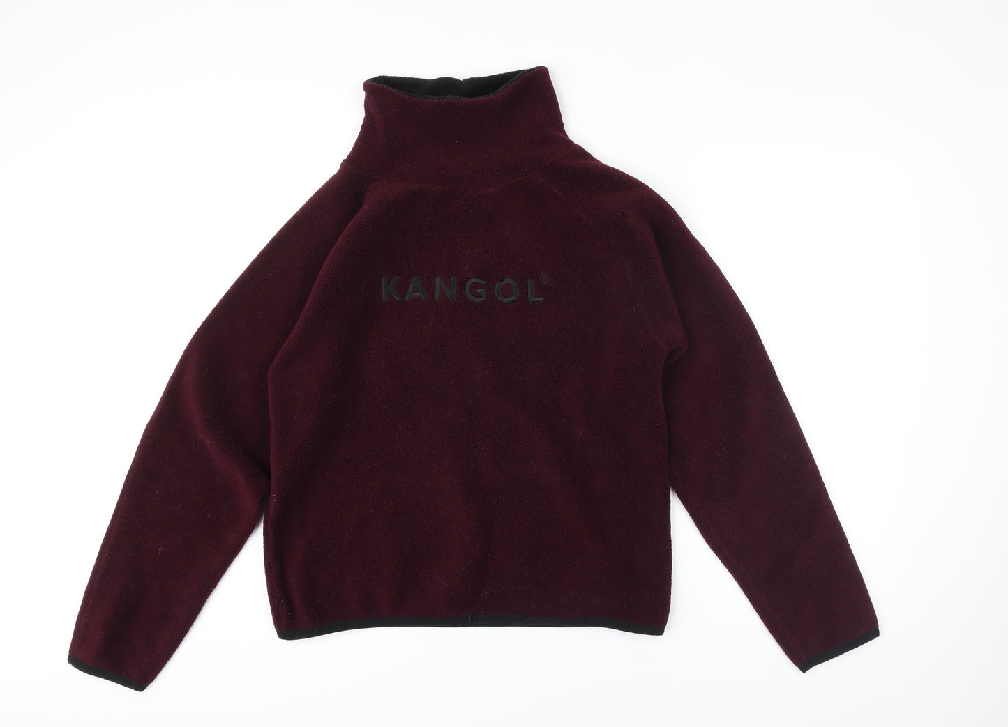 Kangol Womens Purple 100% Polyester Pullover Sweatshirt Size M