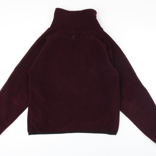 Kangol Womens Purple 100% Polyester Pullover Sweatshirt Size M